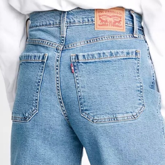 NWT LEVIS mile high cropped crop wide leg 6 jeans - Picture 15 of 16